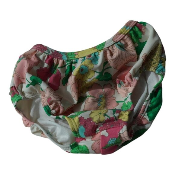 Janie and Jack FLORAL SWIM DIAPER‎ COVER Sz 12-18M - Picture 3 of 6